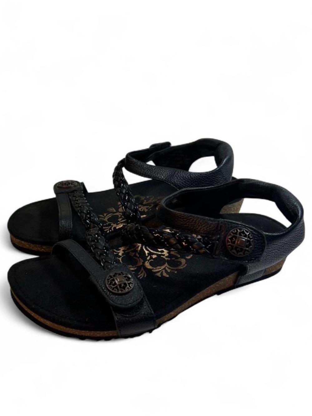 Aetrex Jillian Sandals with Adjustable Straps
